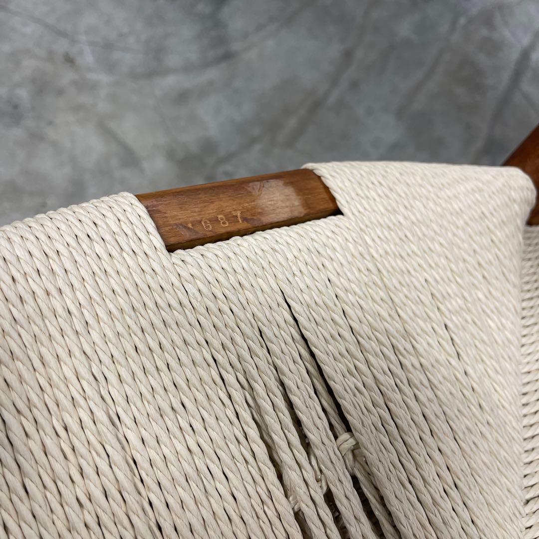 正規品 座面張り替え 70sカールハンセン＆サン CH24 (Yチェア)オーク材