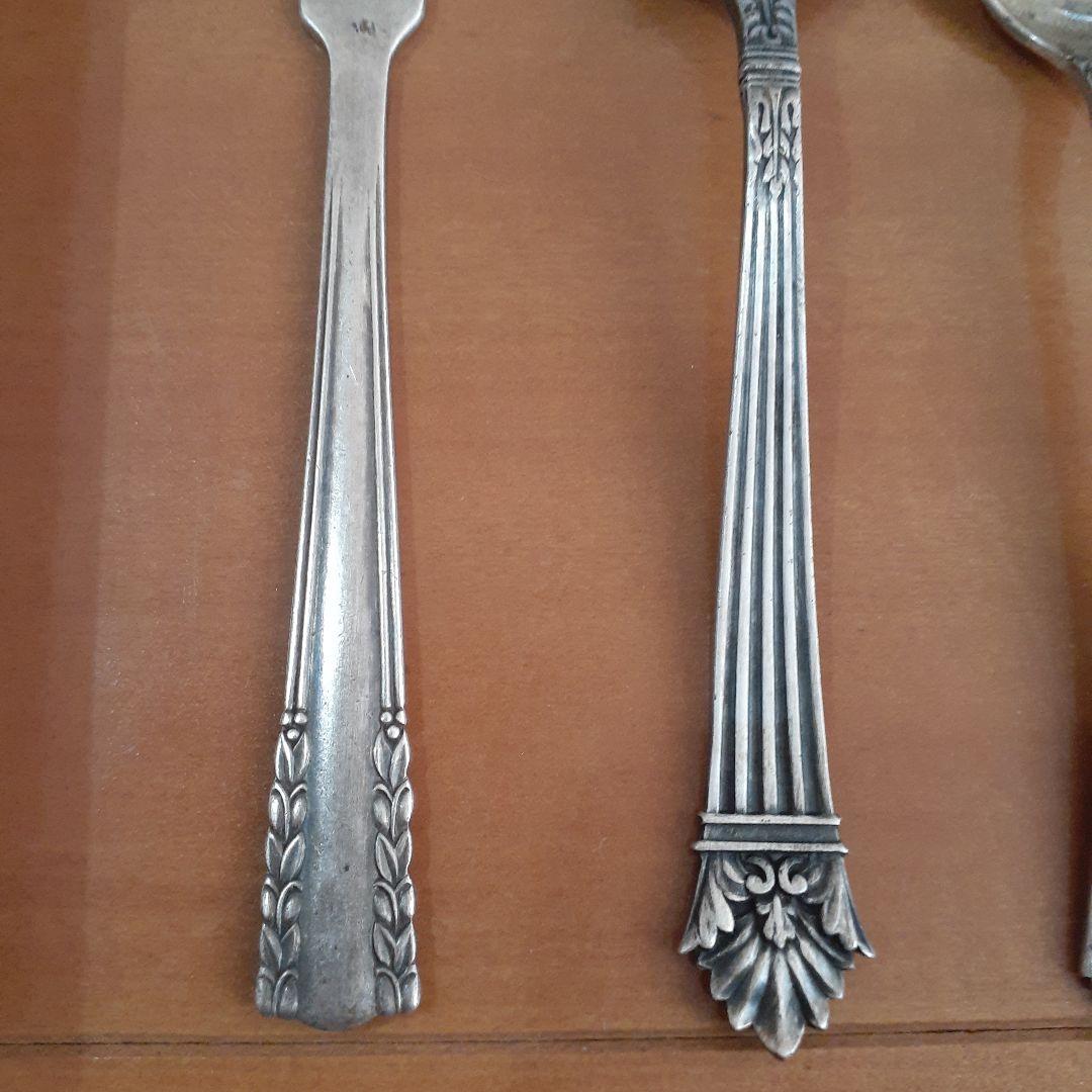 銀製品 スプーン5本バターナイフ1本 まとめ売り silver シルバー銀製品