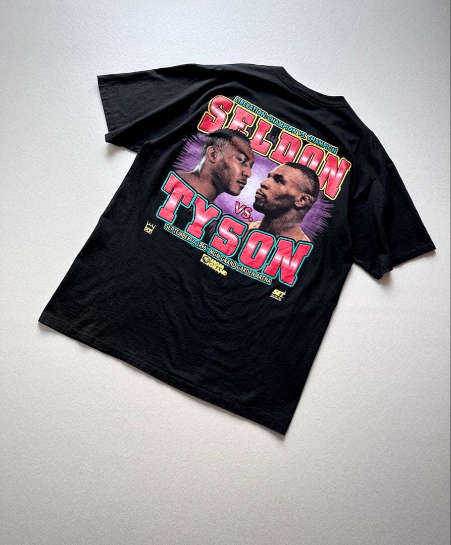 極美品 90s USA製 マイクタイソン チャンピオンシップ Tシャツ