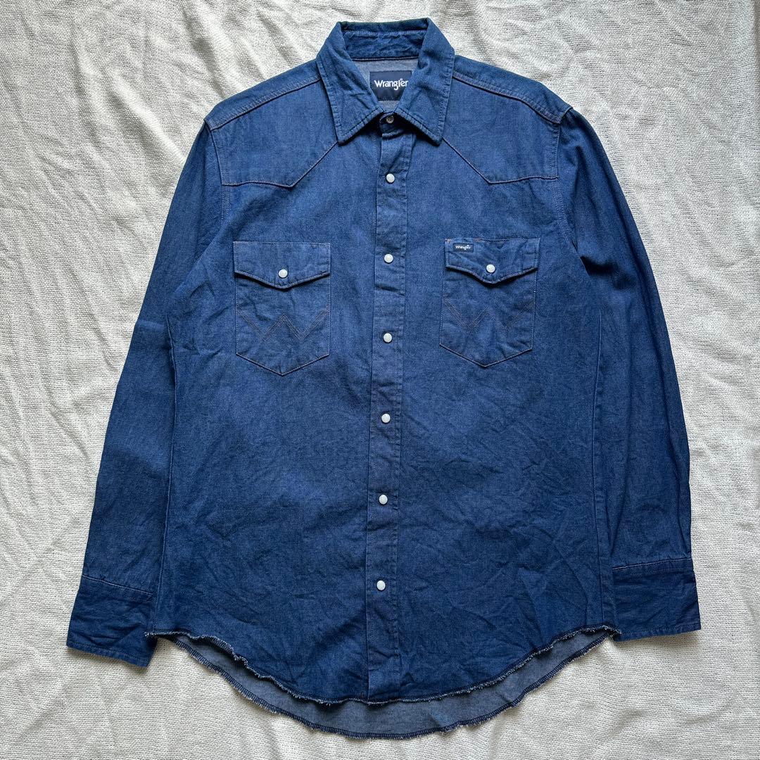 キムタク着 WRANGLER ラングラー デニム ウエスタンシャツ - メルカリ