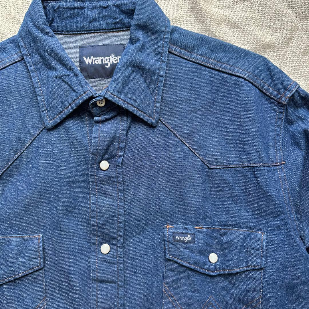 キムタク着 WRANGLER ラングラー デニム ウエスタンシャツ - メルカリ