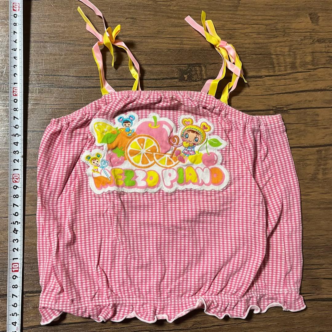 メゾピアノ キャミ5点セット 120（110） みっぷる、苺、みみちゃん