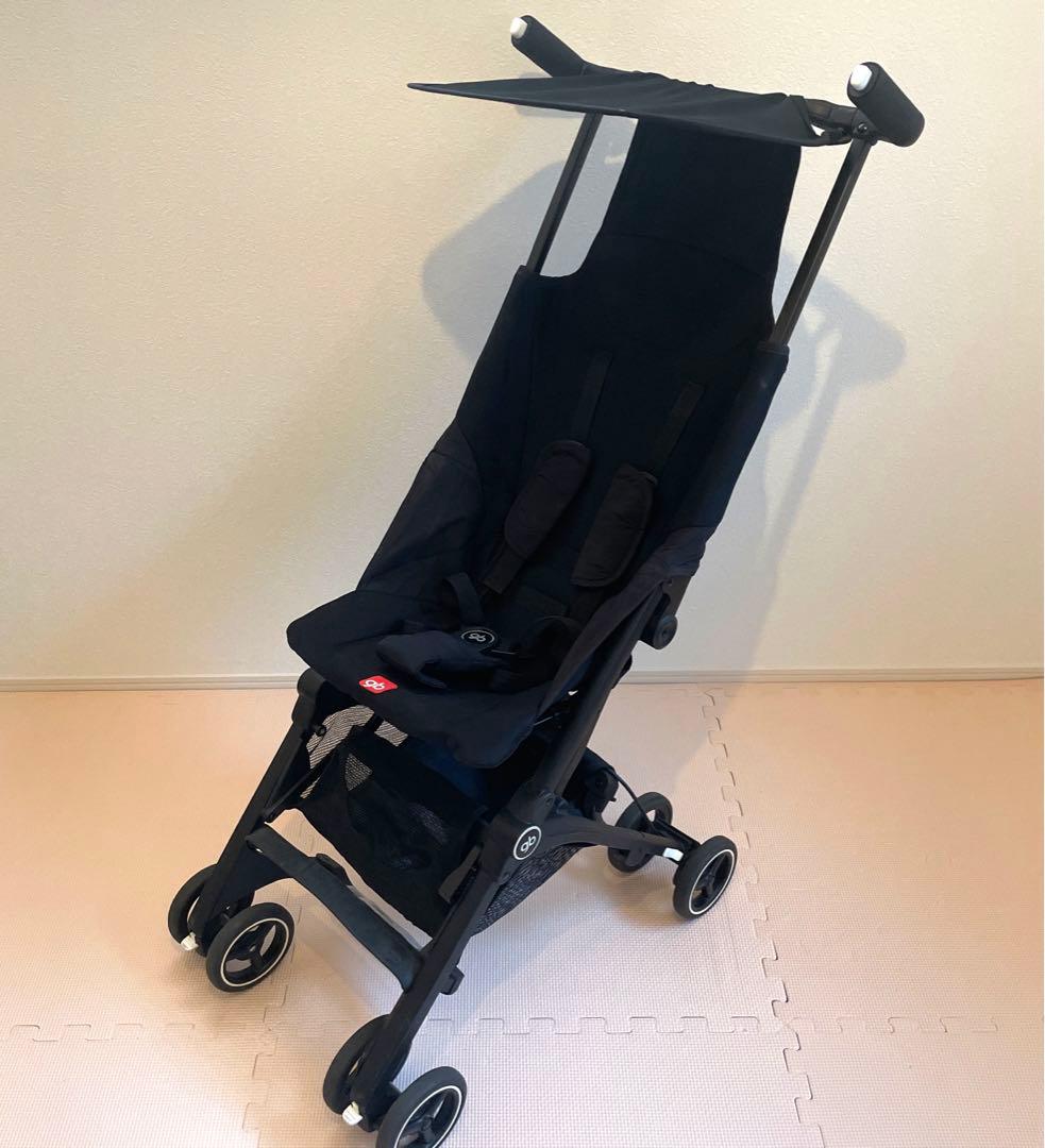 gb ポキット 折りたたみ最小ベビーカー ブラック ストローラー