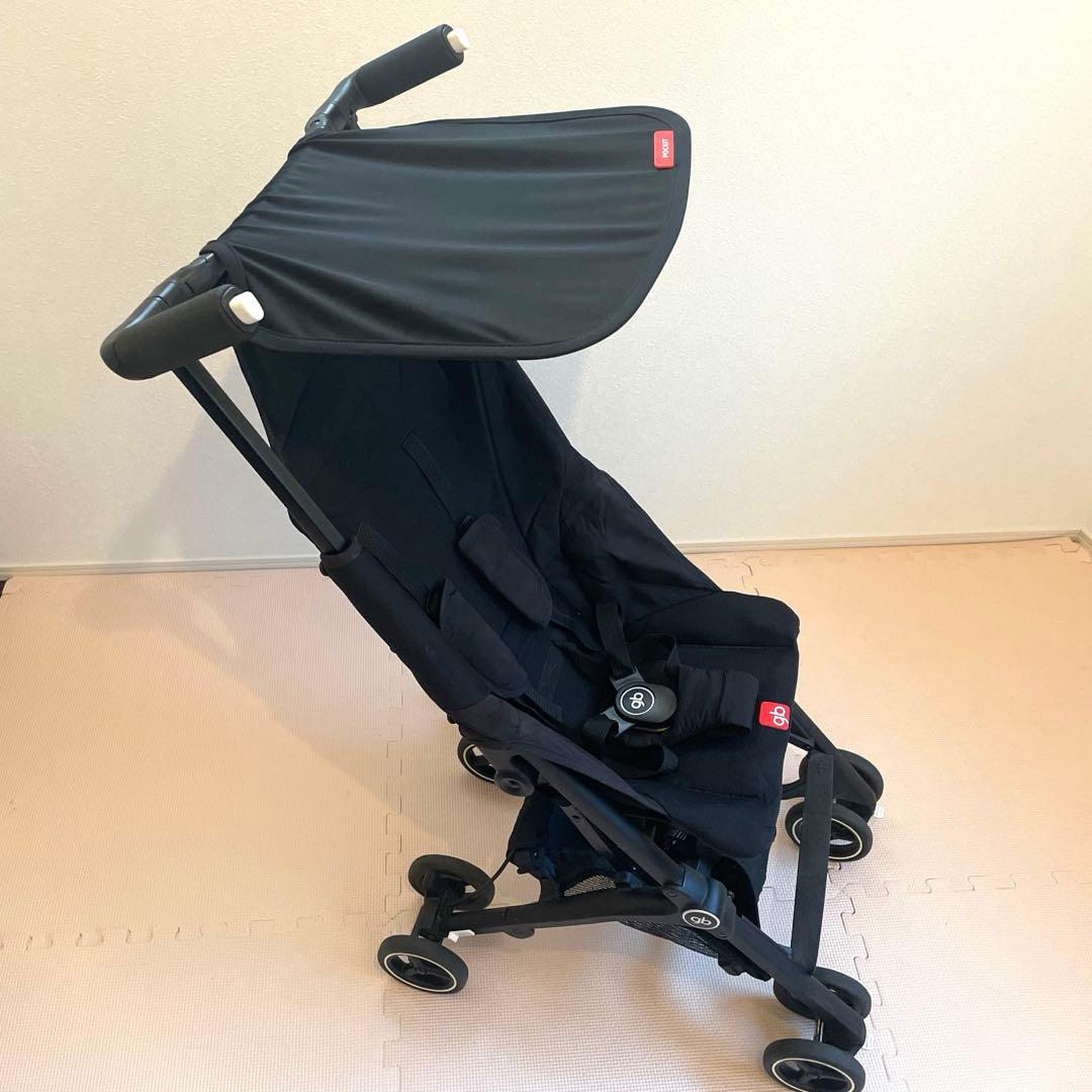 gb ポキット 折りたたみ最小ベビーカー ブラック ストローラー