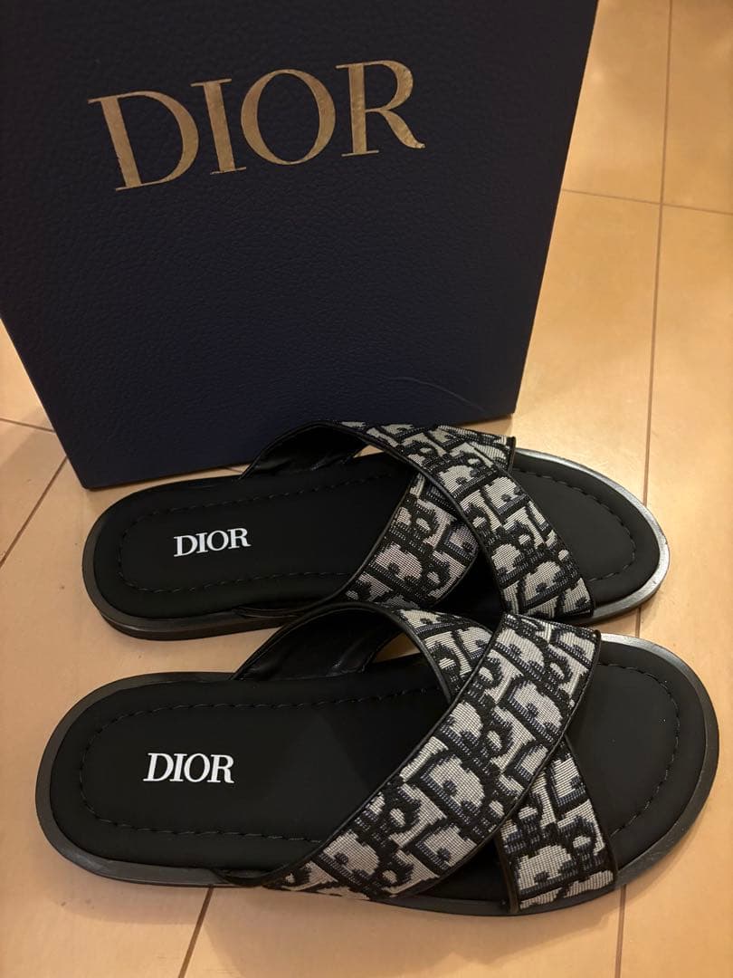 Dior Alias サンダル　ディオール オブリーク ジャカード　新品未使用 DIOR☆DIOR ALIAS サンダル Dオブリーク ジャカード☆すぐ届く！ (Dior