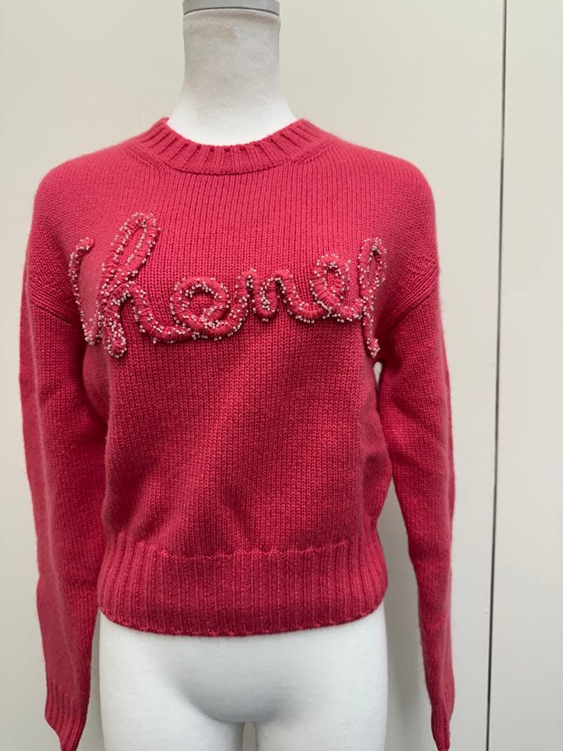 CHANELカシミアニット シャネル CHANEL カシミア ニット ノースリーブ リボンベルト ココ