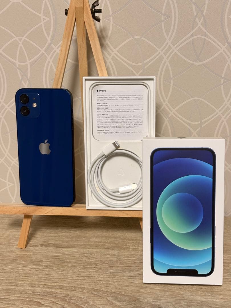 iPhone 12 64GB ブルー SIMロックなし - メルカリ