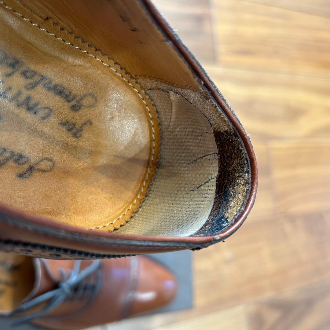 ジャランスリワヤ グリーンレーベル サイズ41 26.5cm ブラウンレザー