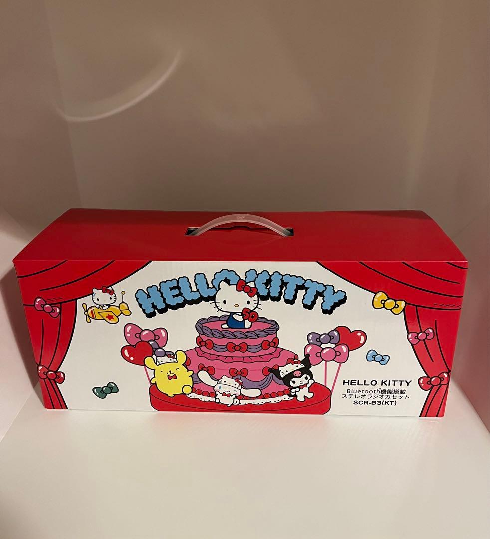 新品　ハローキティ50周年　Bluetooth機能搭載ステレオラジオカセット 50周年記念デザインの「ハローキティ」のラジカセ「ORION Bluetooth