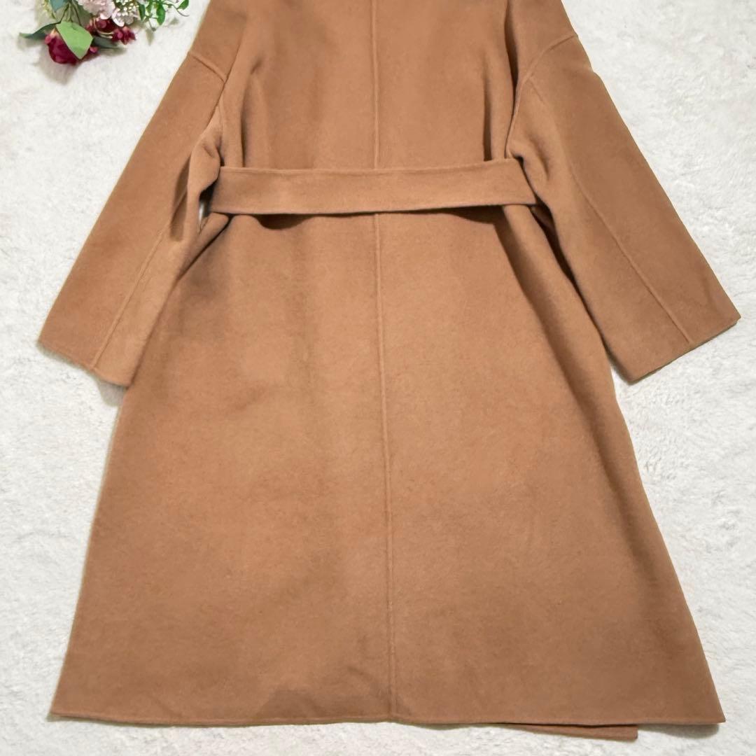 N.O.R.C ノーク ロングコート リバーコート ダブルフェイス キャメル