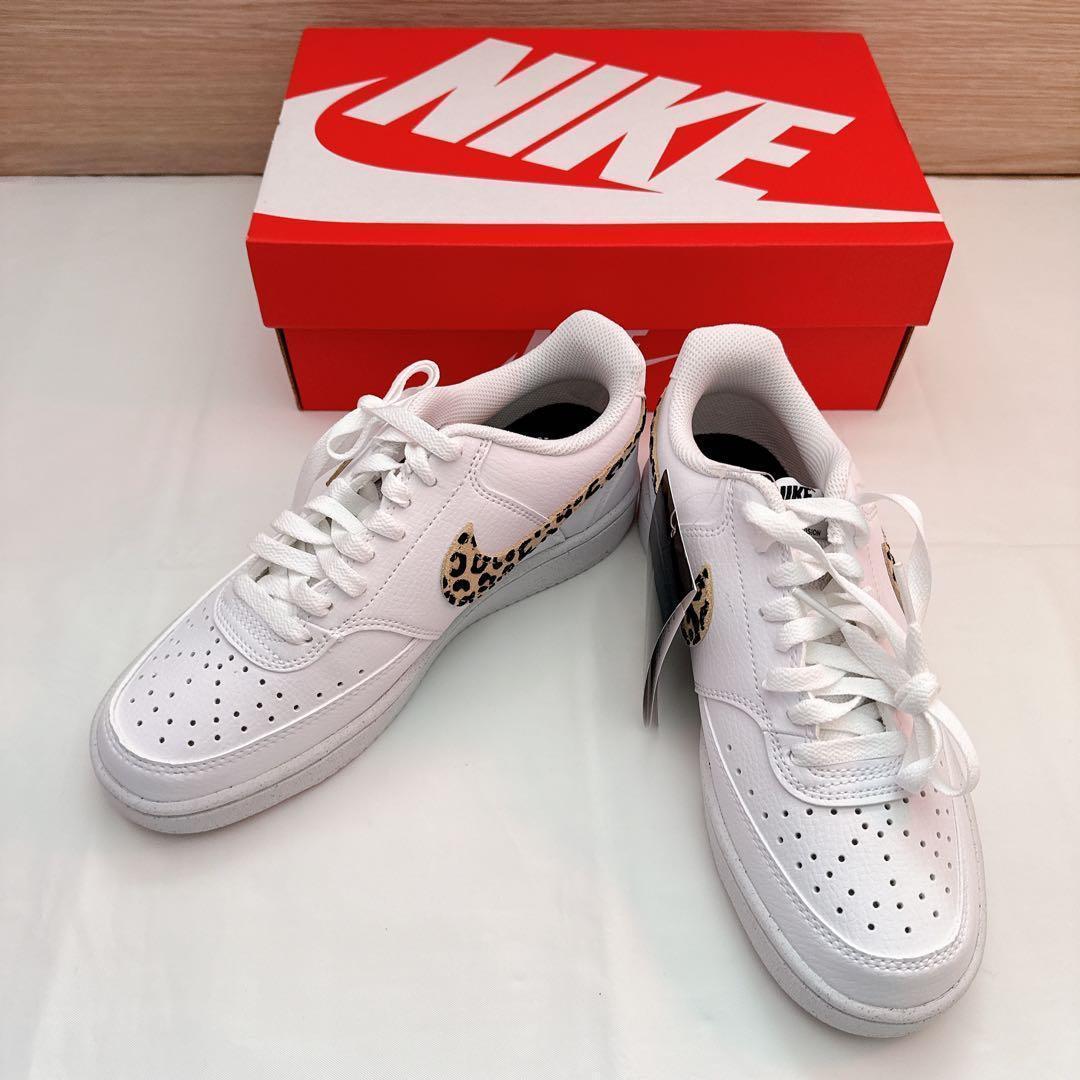 新品】NIKE コートビジョンLO SE 24cm ヒョウ柄 - メルカリ