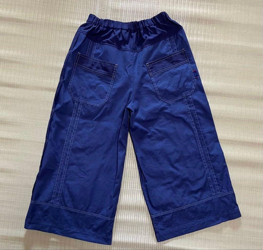 センソユニコ あん吉 ワイドパンツ Mサイズ ネイビー - メルカリ