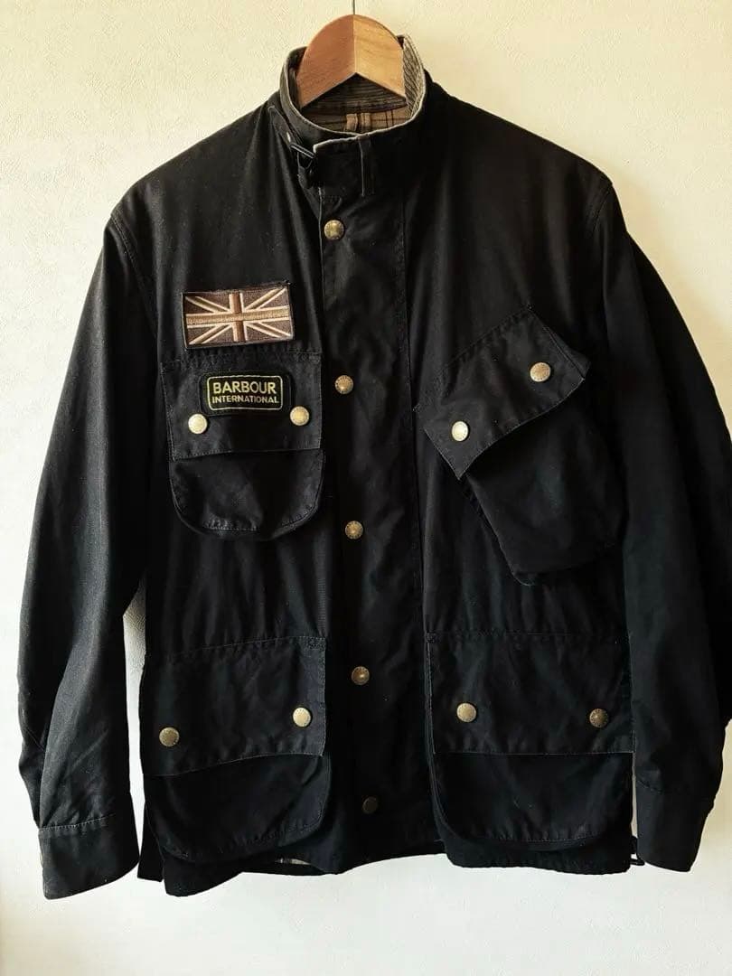 Barbour England製 インターナショナル 3ワラント 英国製 C34 - メルカリ