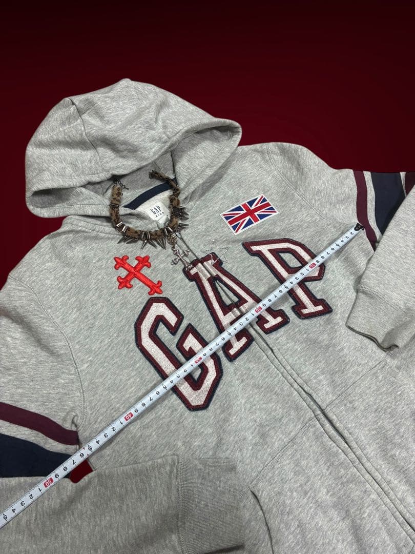 激レア✴︎y2k十字架星ビジューワッペンGAPジップフェアリーグランジ