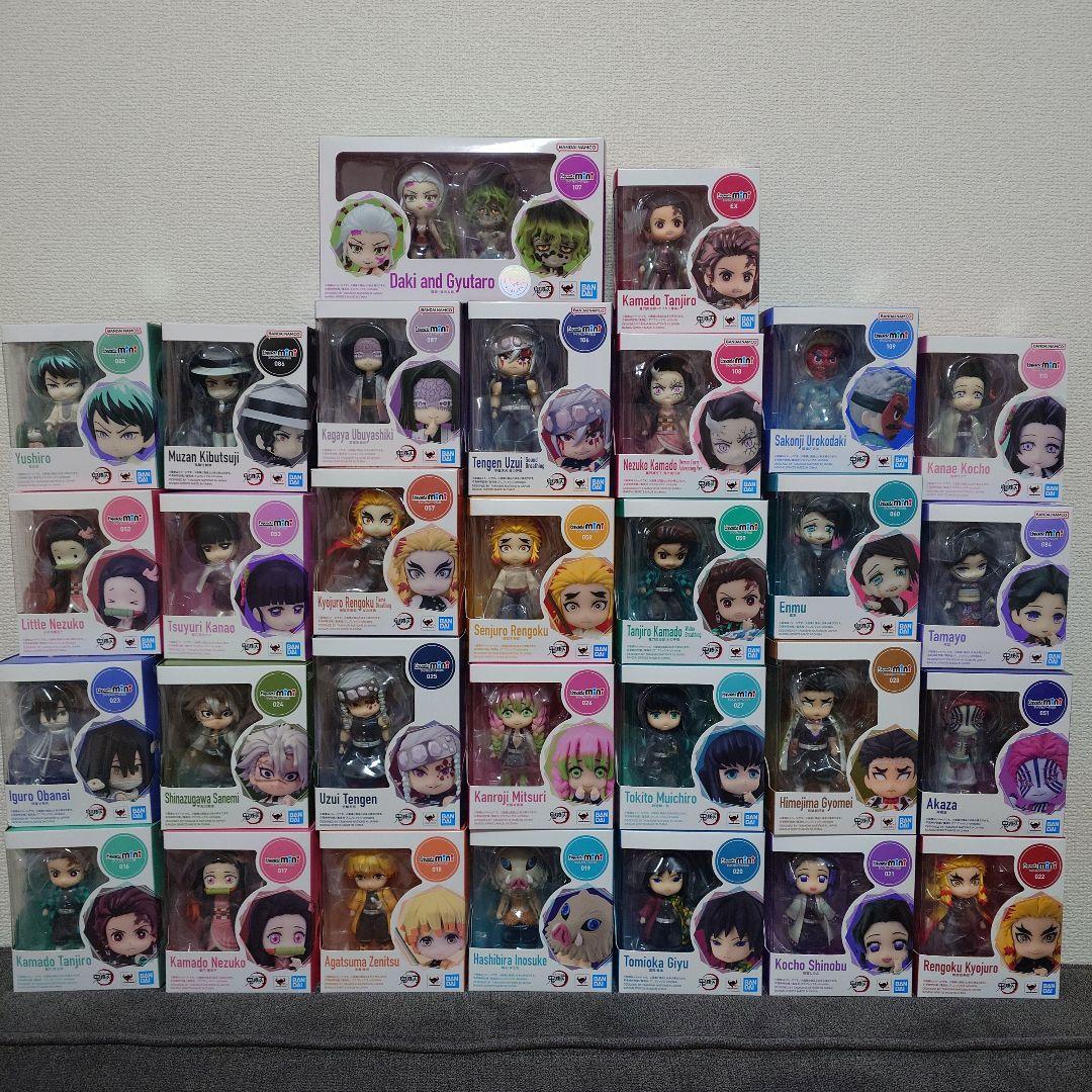 鬼滅の刃　フィギュアーツミニ　フィギュア　計30個セット 鬼滅の刃』竈門炭治郎、竈門禰豆子、冨岡義勇、胡蝶しのぶ、煉獄杏寿郎