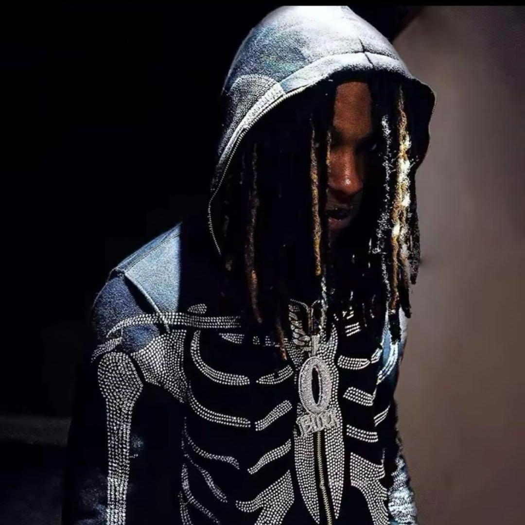 BONE ライトストーン hoodie opium ken carson - メルカリ