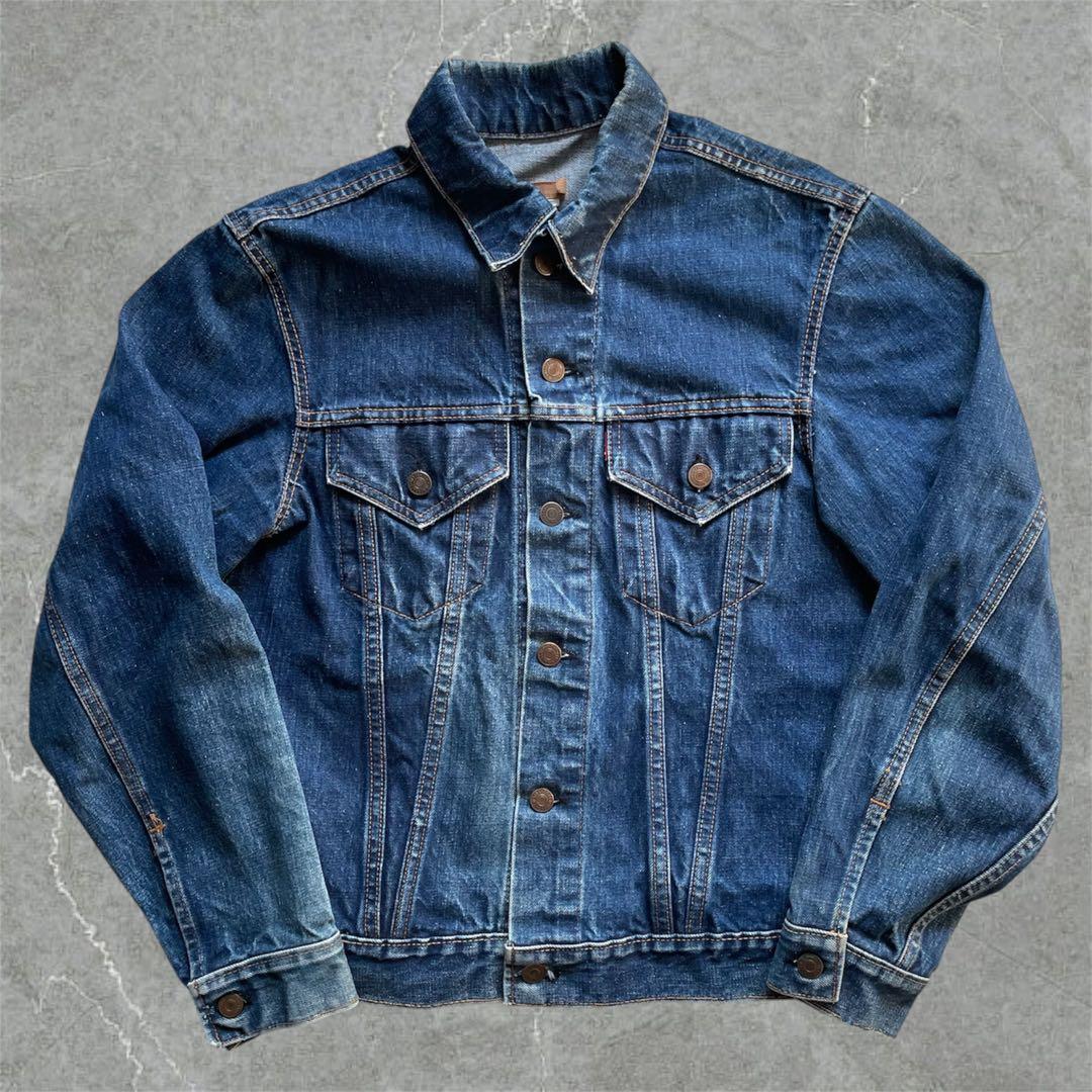 濃紺極美品 70sリーバイス 70505 USA製 布ケアタグ ビッグE直後38