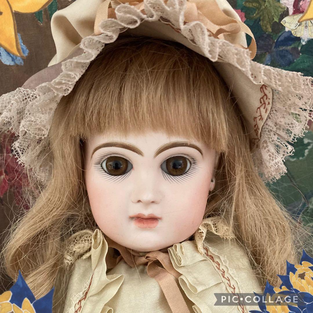 アンティークビスクドール❁.。.:* ジュモー クローズドマウス - メルカリ