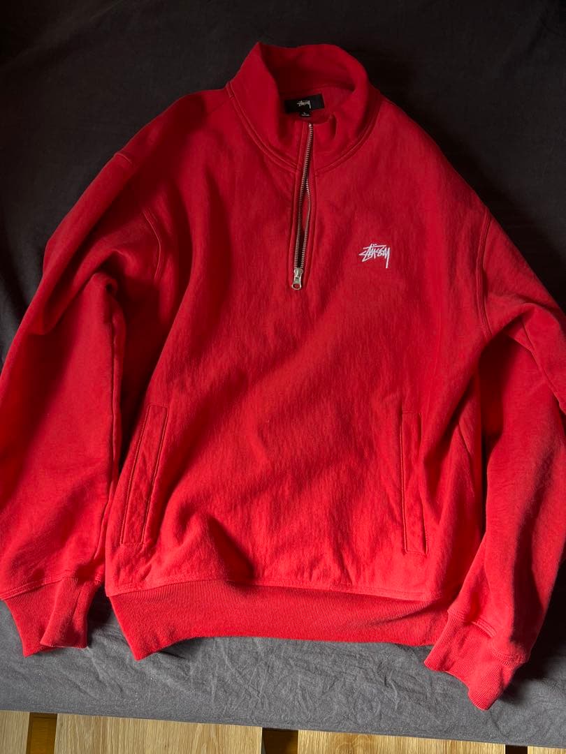 Stussy ハーフジップ 赤 Lサイズ Basic Stüssy Zip Hoodie – Wine | Sweats | Stüssy Japan