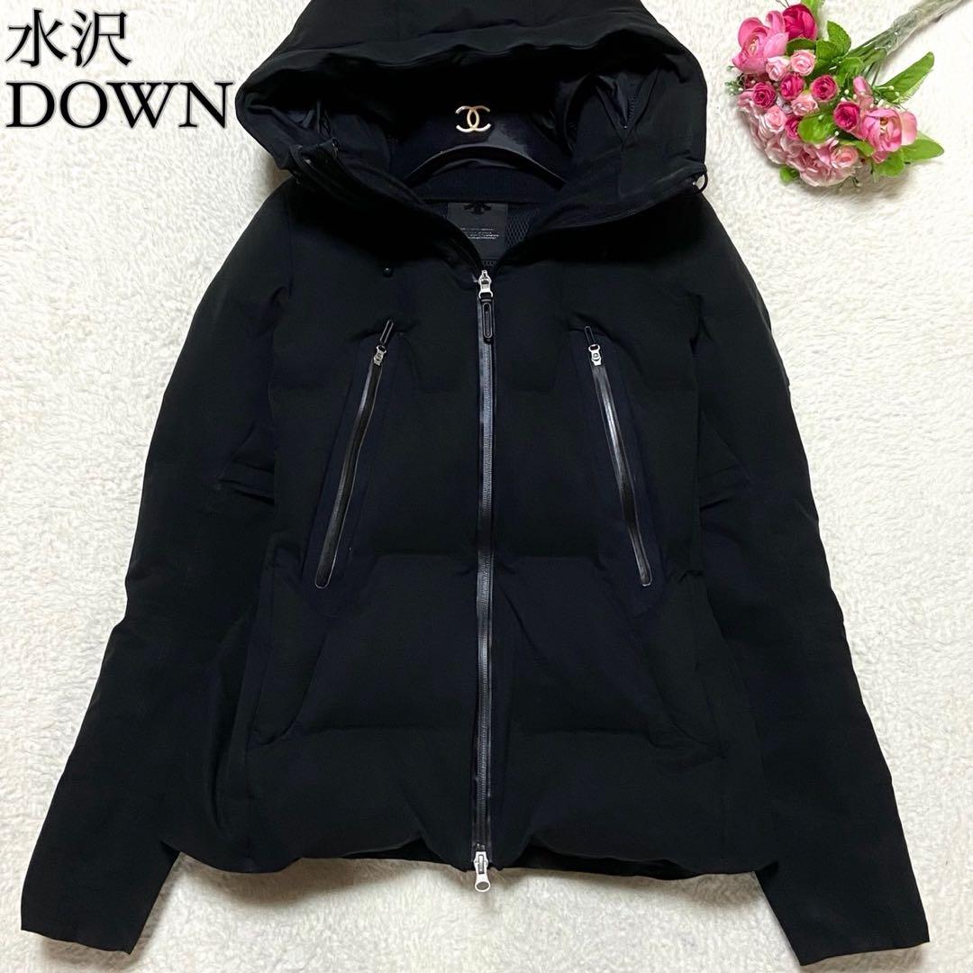 【極美品】水沢DOWN ダウンジャケット DIA3592WU ブラック Lサイズ 極美品】水沢DOWN ダウンジャケット DIA3592WU ブラック Lサイズ
