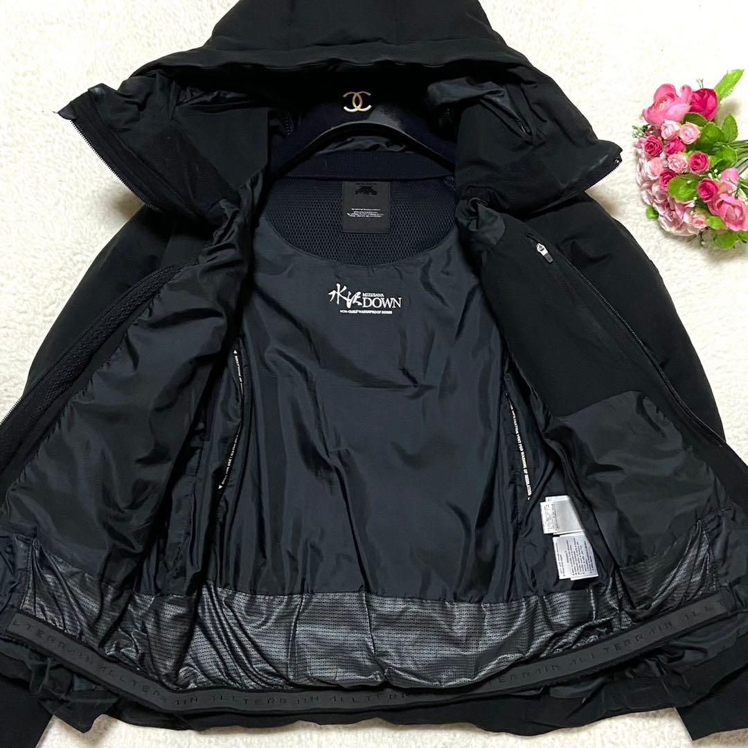 極美品】水沢DOWN ダウンジャケット DIA3592WU ブラック Lサイズ
