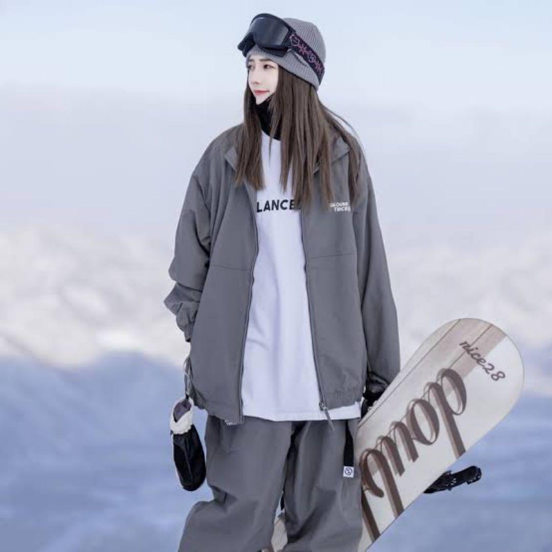 GT snowboards ジーティースノーボード ウェア 上下セット グレー