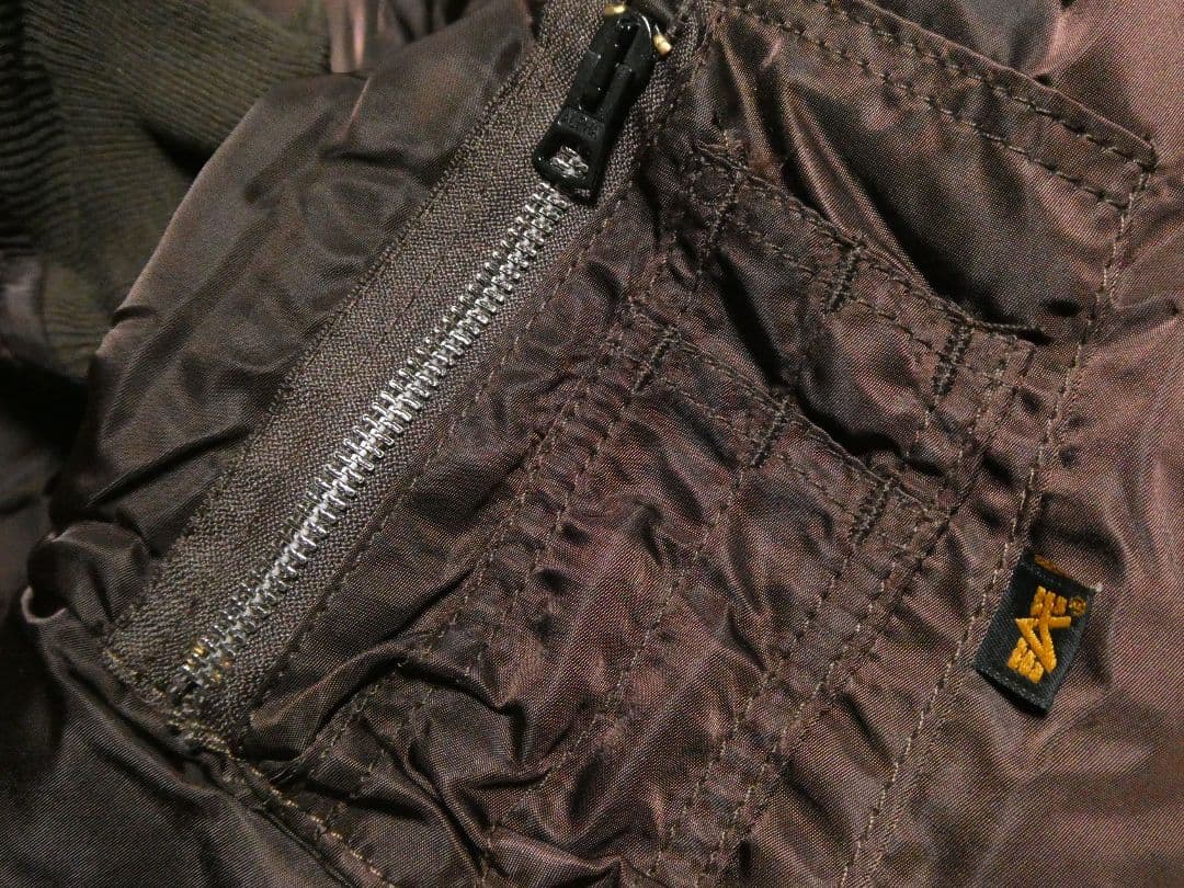 キングサイズXL！激レアカラーブラウン！90sヴィンテージ！アルファMA