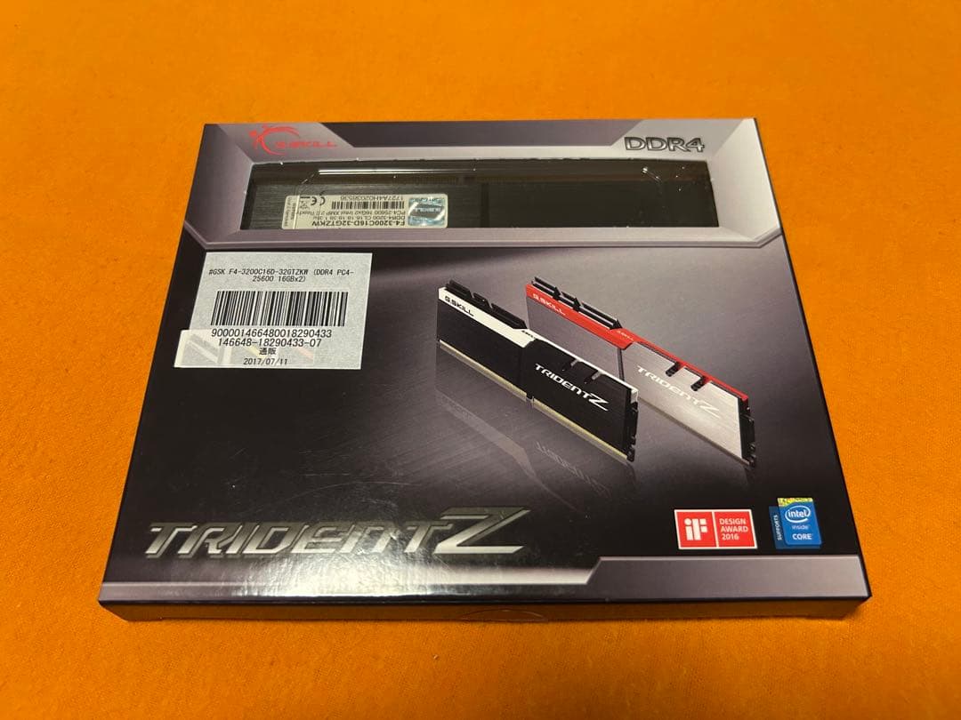 【MEM】G.SKILL DDR4 32GB(16GBx2)【中古】 Amazon | G.SKILL 64GB（2 x 32GB）TridentZ RGBシリーズDDR4 SDRAM