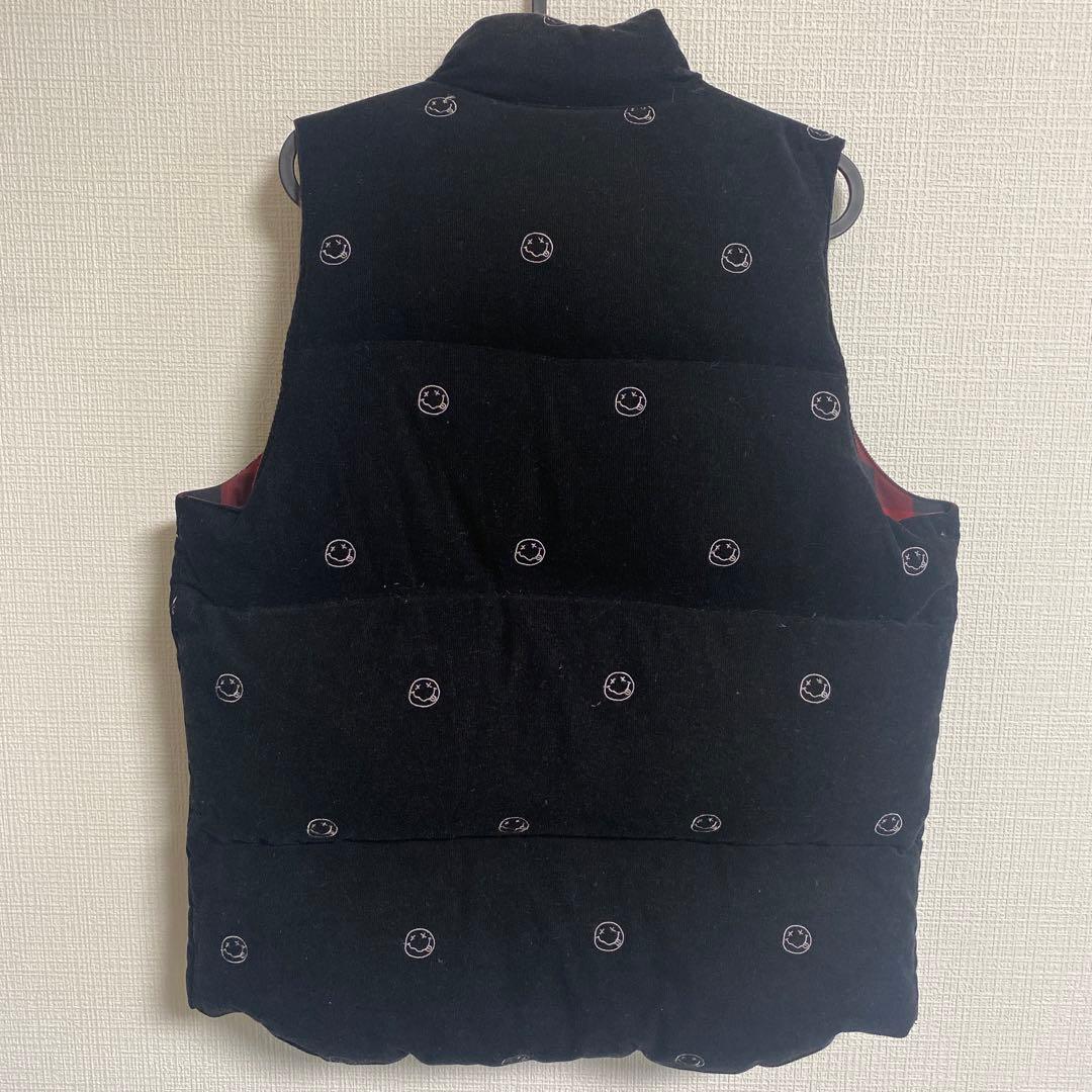 美品 ヒステリックグラマー リバーシブルダウンベスト ニルヴァーナ