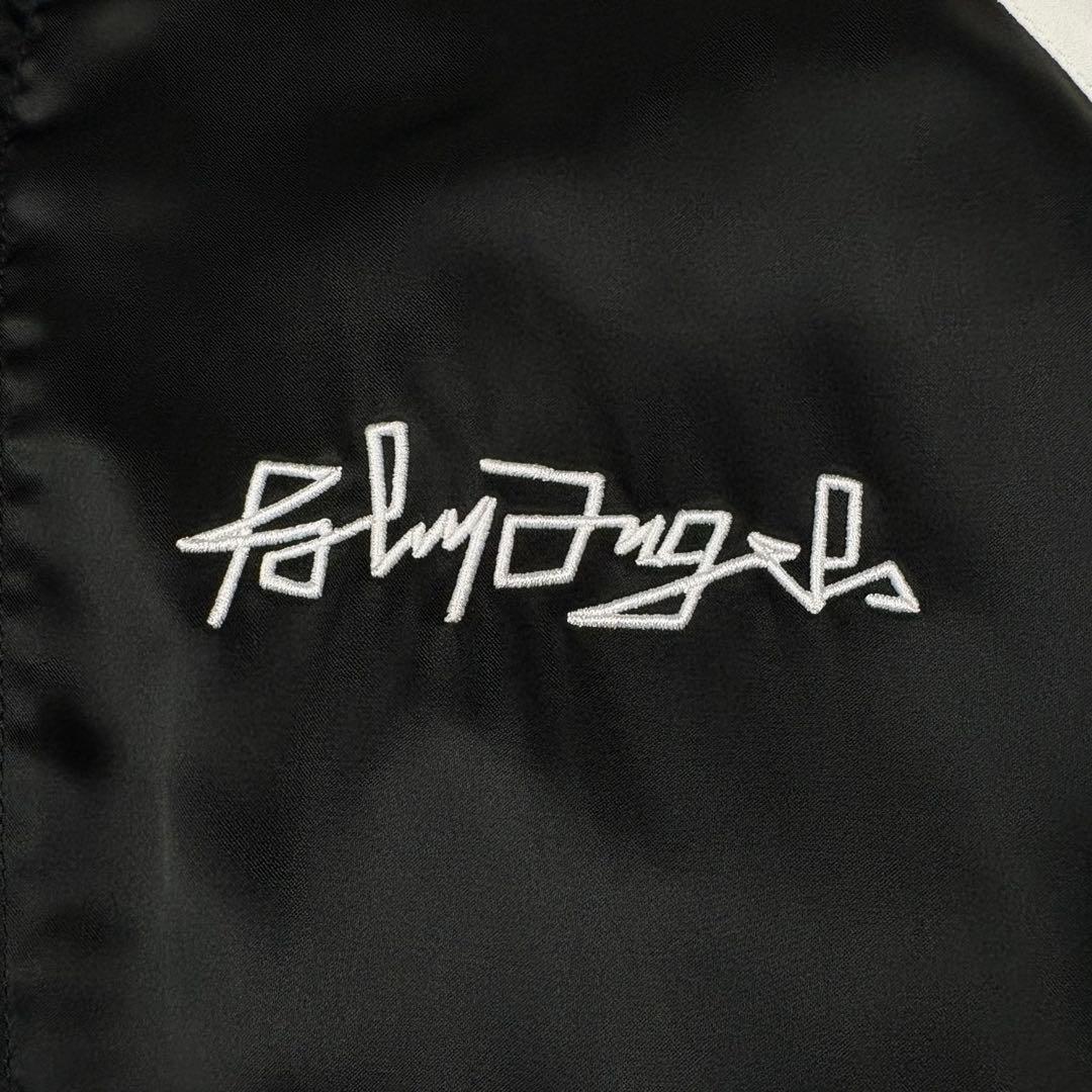 パームエンジェルス 20AW スカジャン ブルゾン スカル刺繍 黒M