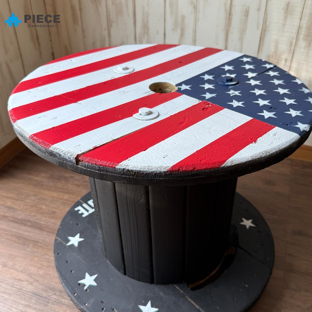 ケーブルドラム 電線ドラム テーブル アメリカン インテリア ガレージ