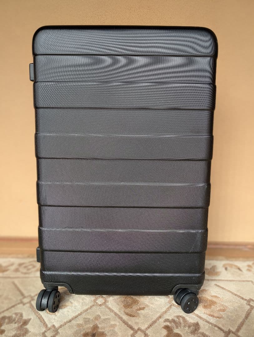 無印：キャリーバーの高さを自由に調節できるストッパー付きハードキャリー（62L） 山口】キャリーバーの高さを自由に調節できるストッパー付ハード