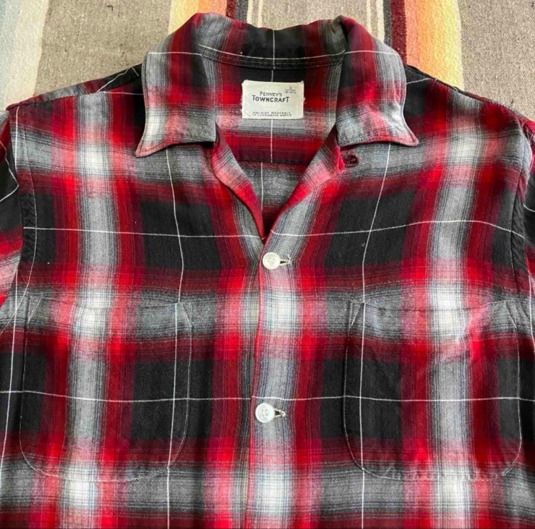 PENNEY'S TOWN CRAFTレーヨンシャツ オンブレ シャドーチェック - メルカリ