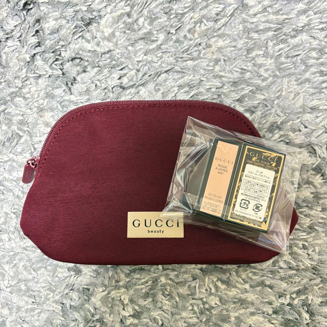 GUCCI ビューティー ノベルティ ポーチ リップ パルファム - メルカリ