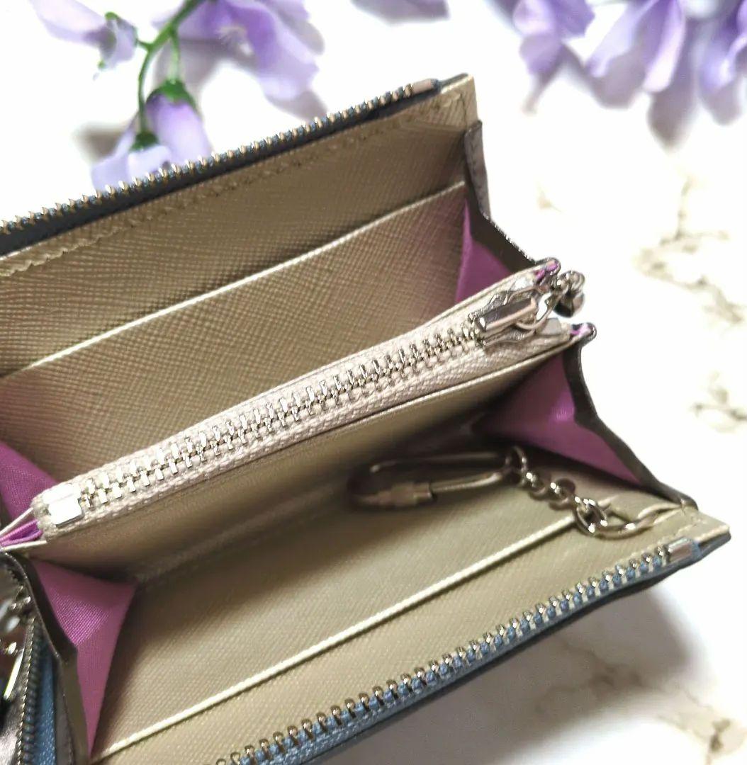 ADMJ スネークレザー エリーゼ スマートパース 財布 ミニウォレット 美品❣