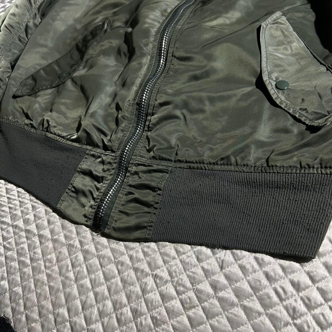 80s ALPHA USA製 民間品 3本線 MA-1 USAF 民生 - メルカリ