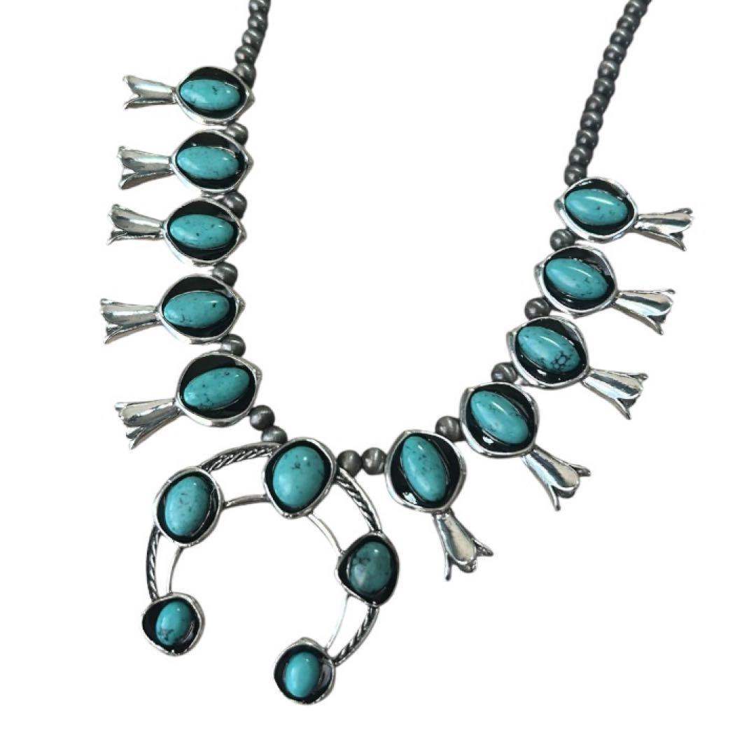 ヴィンテージ インディアンジュエリー ナジャ ターコイズ ナバホ