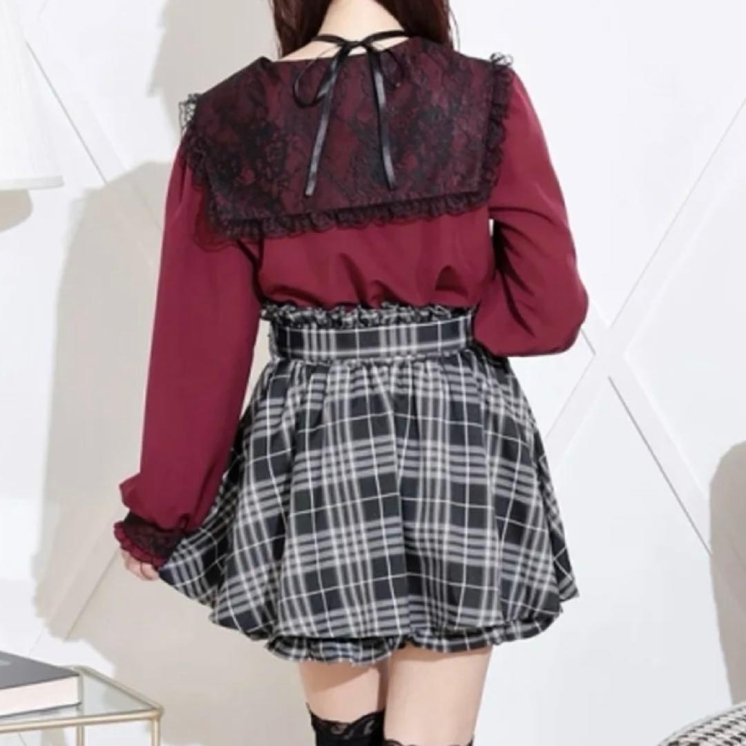 地雷 マーズ セーラー ブラウス 十字架リボン ノエミー スカパン