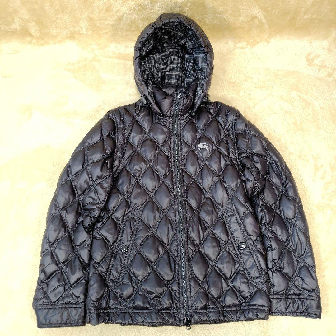 極美品 バーバリーブラックレーベル ウルトラライトダウン ノバ
