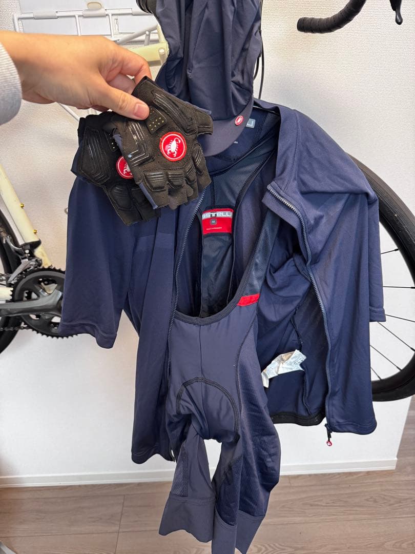 ミンチェン様専用】Castelli サイクルジャージ ビブショー