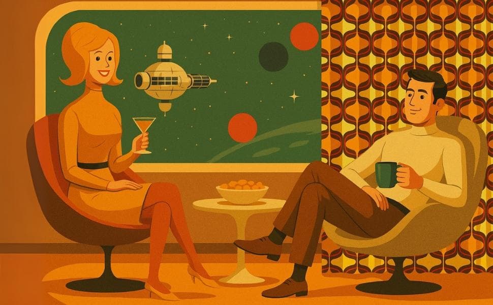 レトロ ミッドセンチュリー ドレープカーテン 50組限定 クリスマスセール