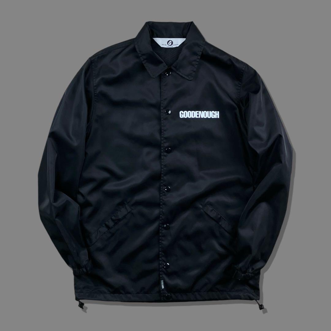 GOODENOUGH グッドイナフ ベンチレーションコーチジャケット ブラック
