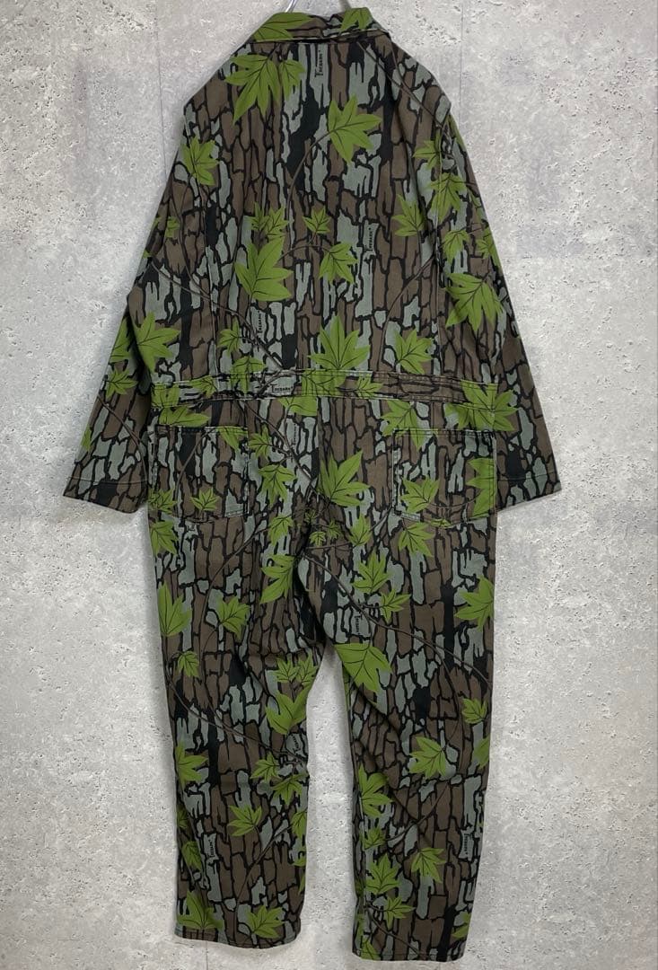 TREBARK 80〜90s USA製カモフラージュ つなぎオールインワン2XL