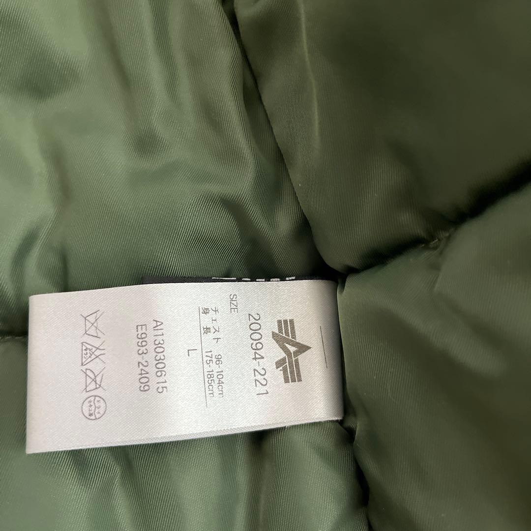 ミリタリージャケット L オリーブグリーン ファー付き - メルカリ