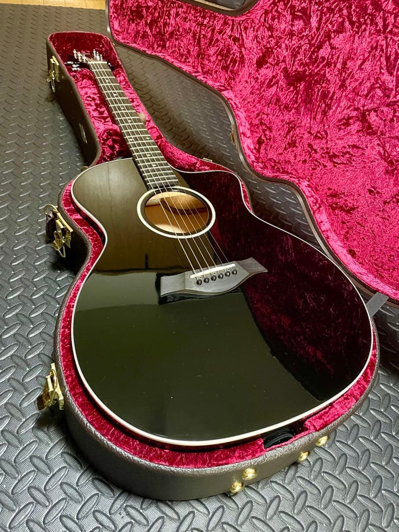 【こここ】Taylor 214ce DLX BLK エレアコ ケース付 Taylor テイラー 214ce DLX BLK【USA アコースティックギター エレアコ