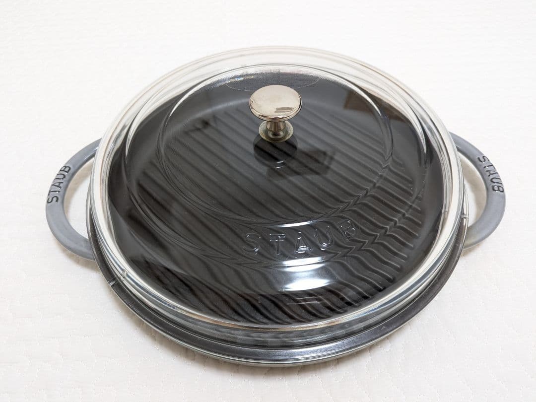 STAUBストウブピュアグリルパンスチームグリル30cmグレー Amazon｜staub ストウブ 「 ピュアグリル ラウンド ブラック 30cm