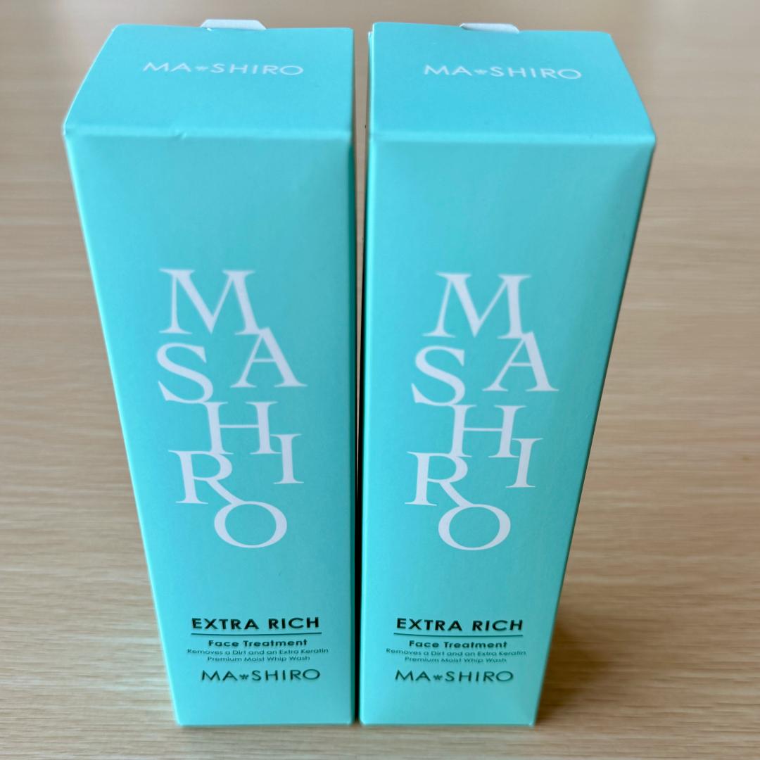 MA・SHIRO マシロ エクストラリッチ フェイストリートメント 100g×2
