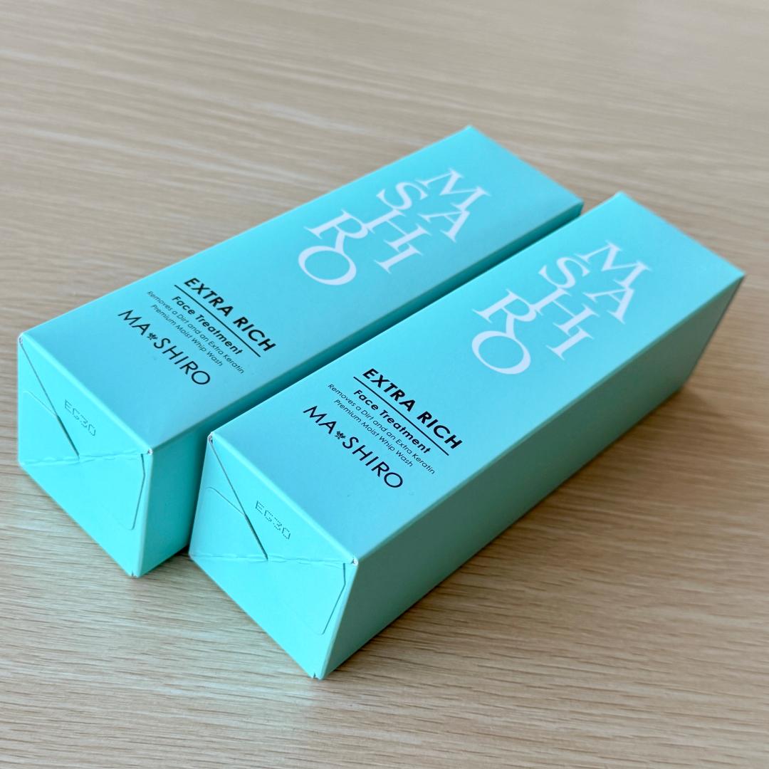MA・SHIRO マシロ エクストラリッチ フェイストリートメント 100g×2