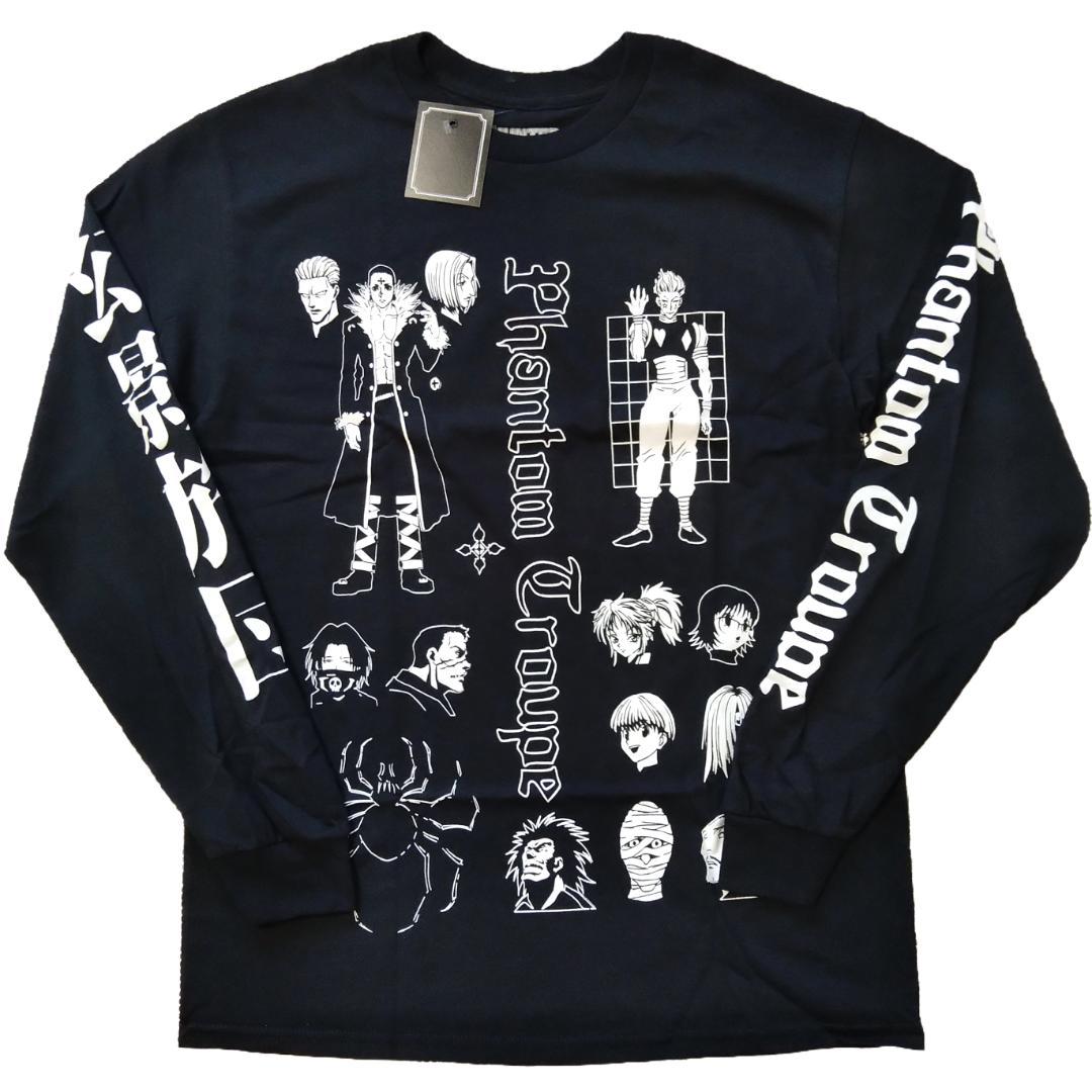 HUNTER×HUNTER 長袖Tシャツ M 黒 幻影旅団 アニメTシャツ * - メルカリ