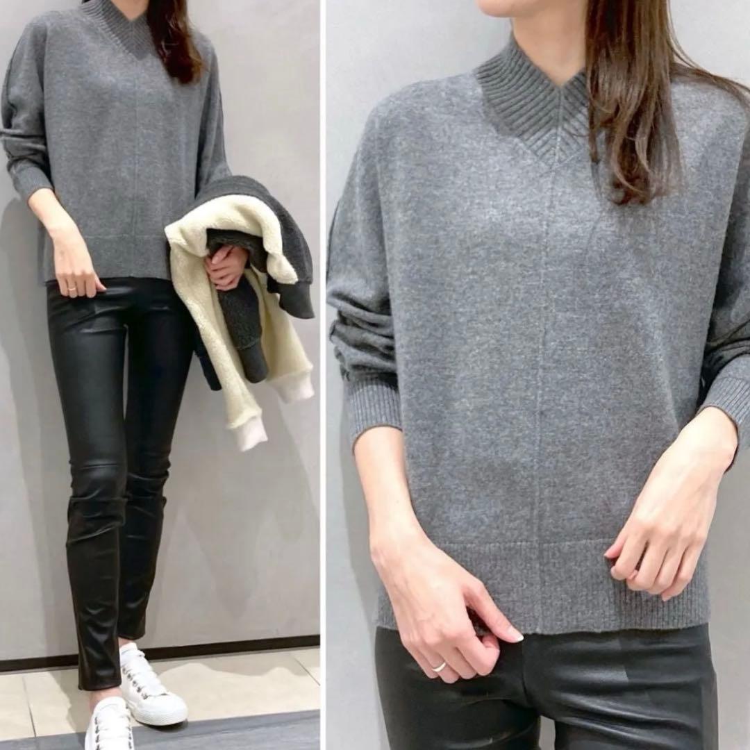 Theory Pure Cashmere Contoured KNITカシミヤ